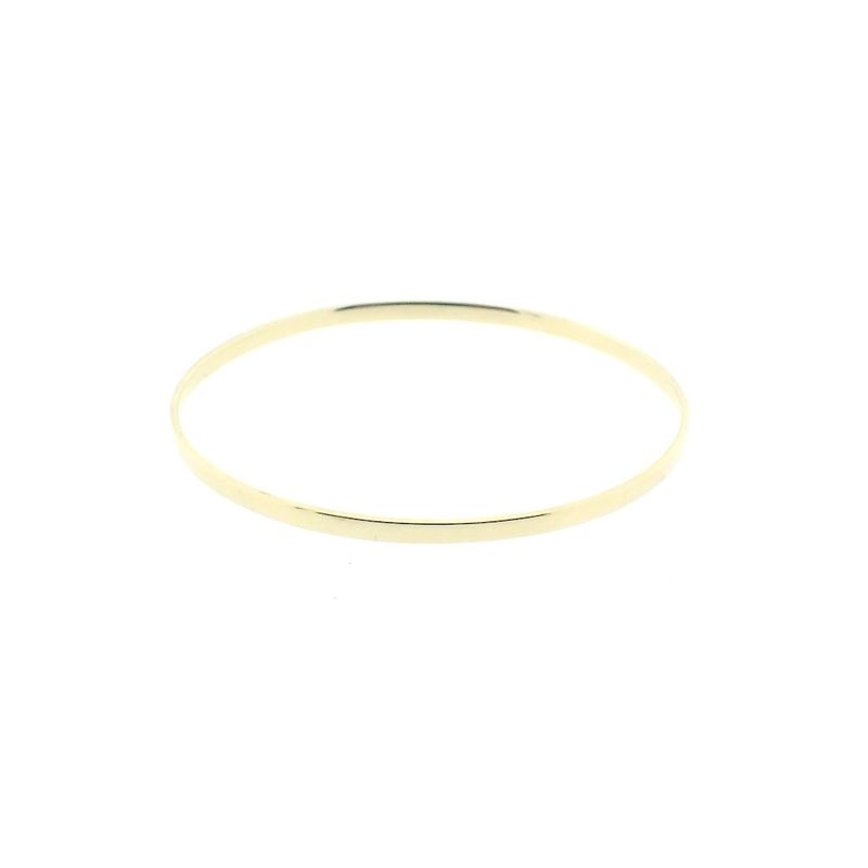 Image 5 of Gold smooth slave bracelet | Ø 67 mm