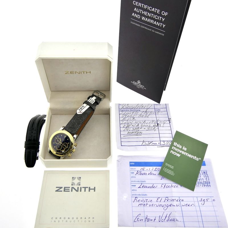 Image 11 of Zenith El Primero Rainbow; Automatisch chronograaf heren horloge