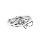 Image 6 of 18K white gold pendant with 1.40 ct. diamonds | Vintage
