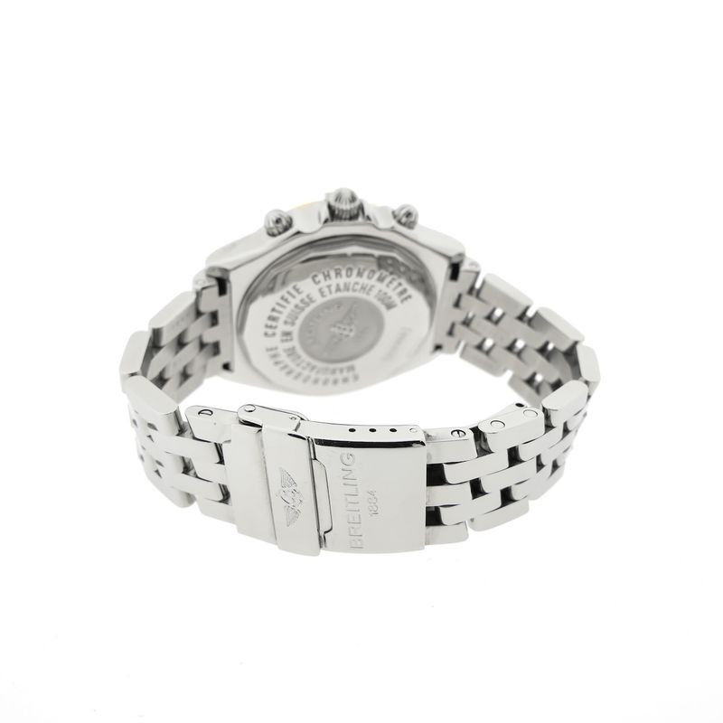 Image 14 of Breitling Crosswind Chronograph D13355; 18k gold/steel men's watch