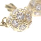 Image 2 of Gold earrings with zirconia stones