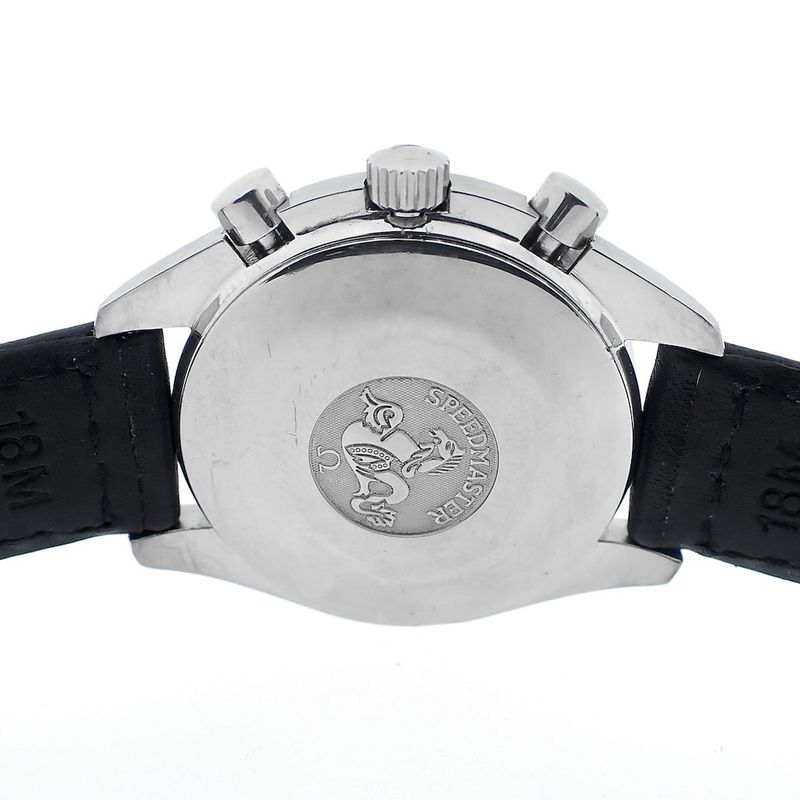 Image 11 of Omega Speedmaster Reduced; Chronograph watch with mother-of-pearl dial