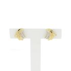 Image 1 of Gold fantasy stud earrings with diamond | 0.03 ct.