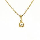 Image 6 of Gold pendant with diamond | 0.03 ct.