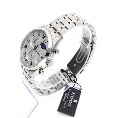 Image 2 of Edox Les Vauberts Moonphase Chronograph 40008-3M-AIN; Men's watch