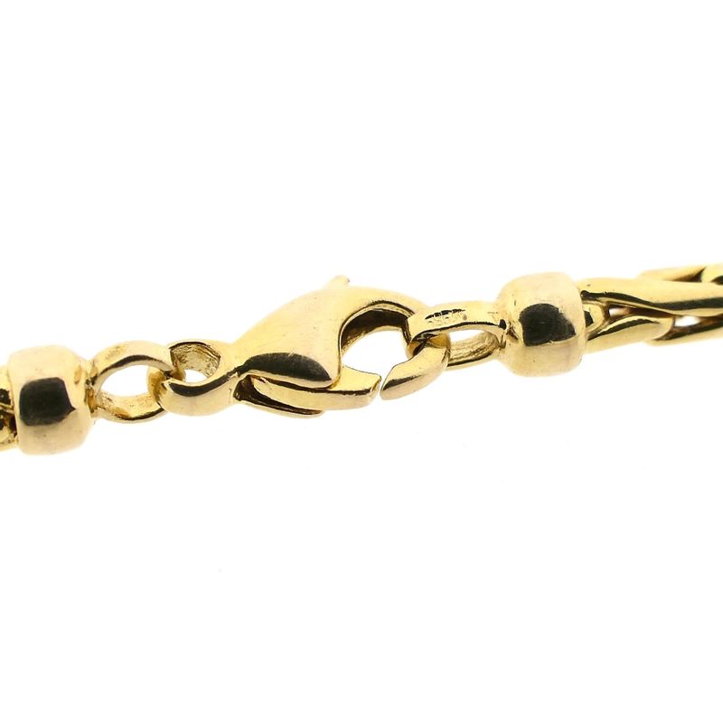 Afbeelding 4 van Gouden vossenstaart schakelketting 