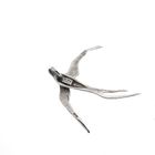 Image 7 of Silver pendant of a swallow