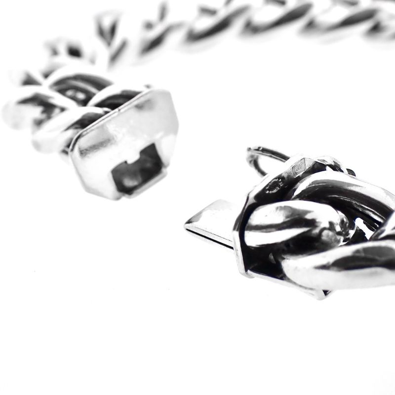 Image 5 of Silver gourmet link bracelet | 20.5 cm