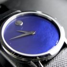 Image 14 of Movado Museum Classic; Steel women's watch with blue 'Mother of Pearl' dial; 0607422