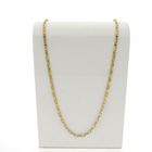 Image 1 of Gold navy link necklace; men | 59.5 cm