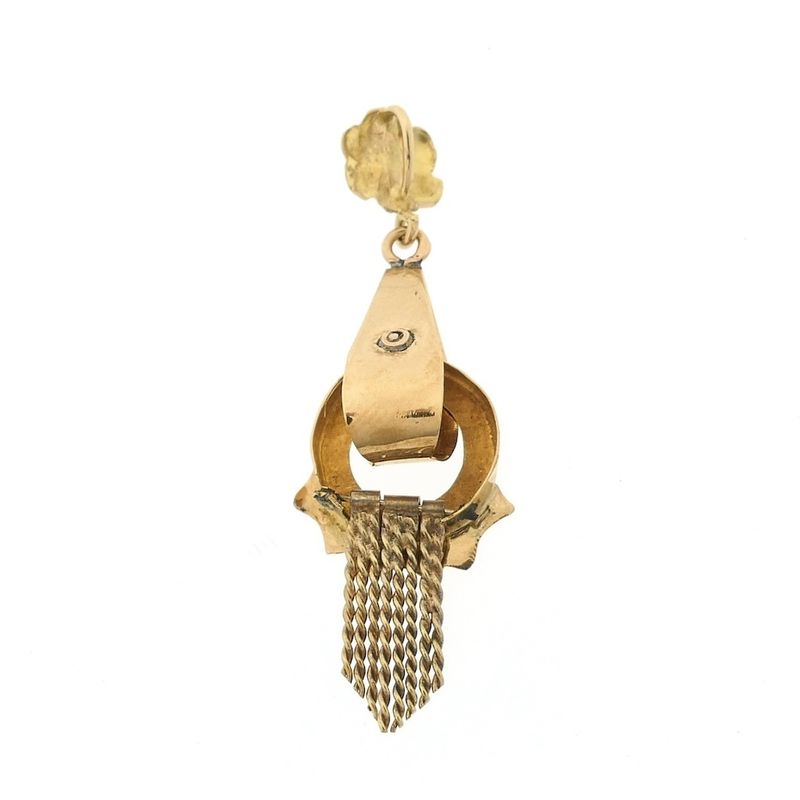 Image 7 of Gold pendant with quartz