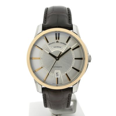 Image 1 of Maurice Lacroix Pontos 'Day-Date' PT6158; Automatic 18k gold/steel men's watch