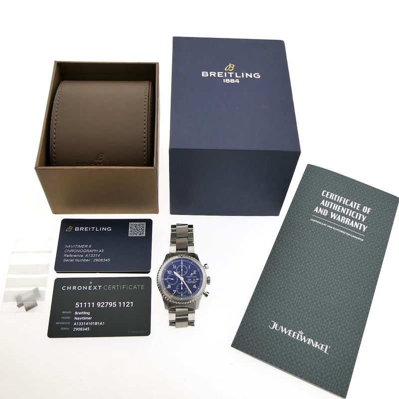 Image 13 of Breitling 'Navitimer 8' A13314; Automatic Chronograph Men's Watch