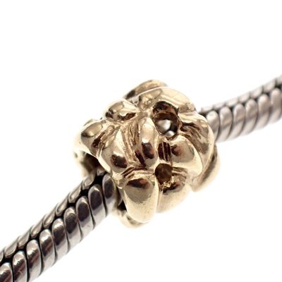 Pandora charm; Gold; Golden Leaves Image 2 of Pandora charm; Gold; Golden Leaves