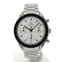 Omega Speedmaster Reduced 'Albino'; Automatisch Chronograaf horloge