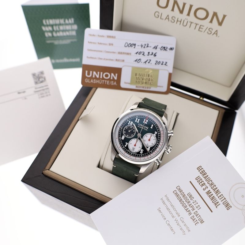 Image 17 of Union Glashütte Belisar D009.427.16.092.00; Chronograph men's watch