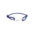 Image 1 of Forever Knots® Handmade Blue Satin Bracelet with Silver Link