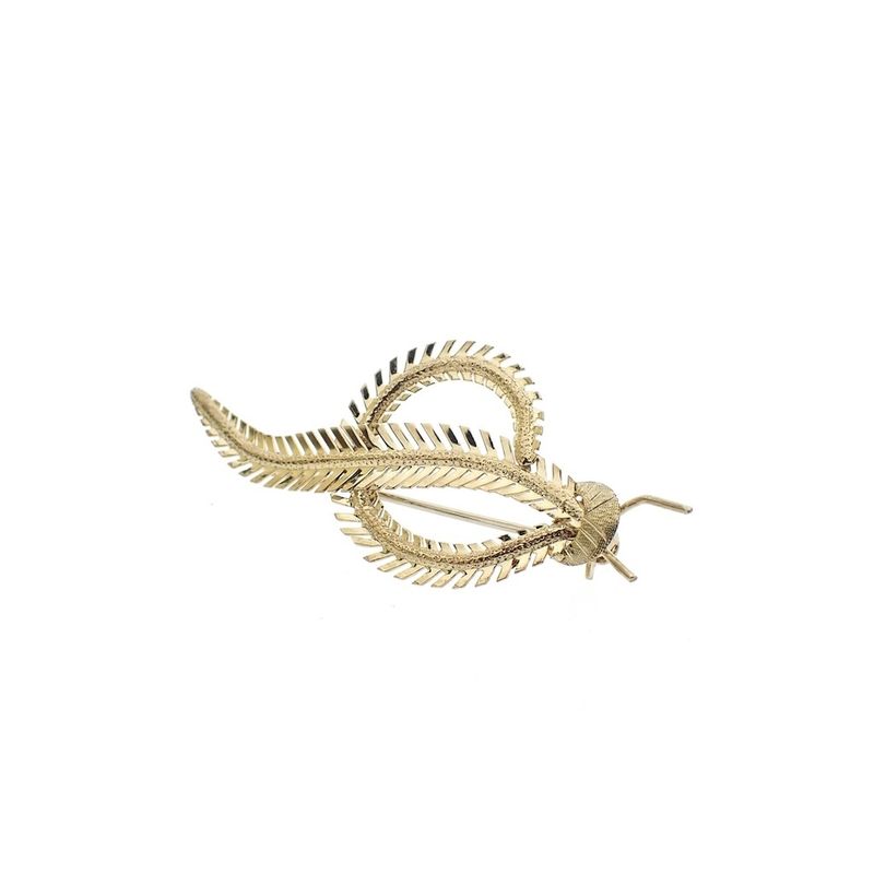 Image 3 of Vintage gold brooch; Insect