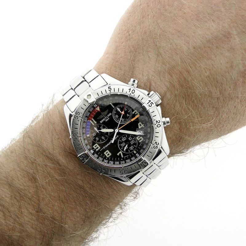 Image 13 of Breitling Transocean; Chronograph men's watch