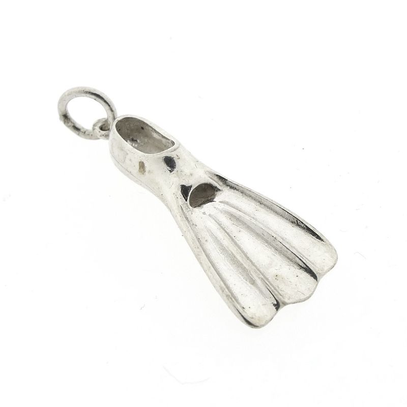 Image 5 of Silver pendant; Snorkel fin