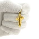 Image 11 of 21 carat antique gold pendant of a cross with a corpus | Filigree technique