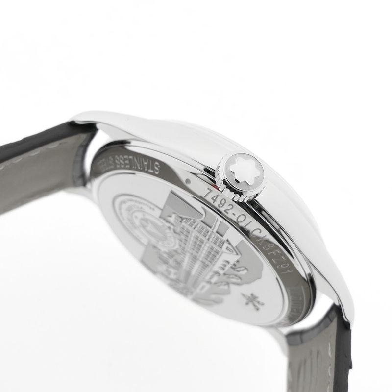 Image 8 of Montblanc Heritage GMT; Automatic men's watch with second time zone
