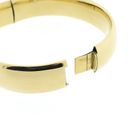 Image 5 of Gold wide slave bracelet; Size M