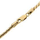 Image 9 of Gold Cardano link chain with fixed pendant and diamonds; 0.11 ct.