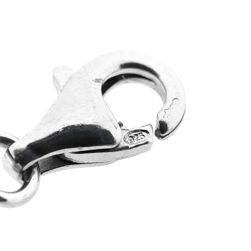 Image 6 of Pearl necklace with silver clasp | 45 cm