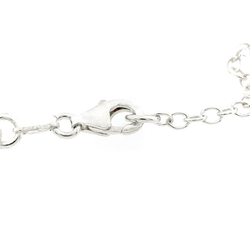 Image 4 of Silver link chain with rings | 42 cm