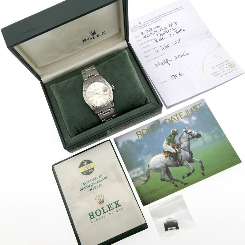 Image 4 of Rolex Datejust 36mm 16030; Vintage watch in full set from 1984