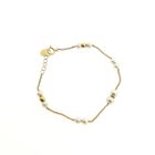 Image 4 of Gold bracelet with pearls