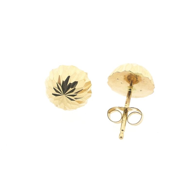 Image 10 of Golden subtle stud earrings