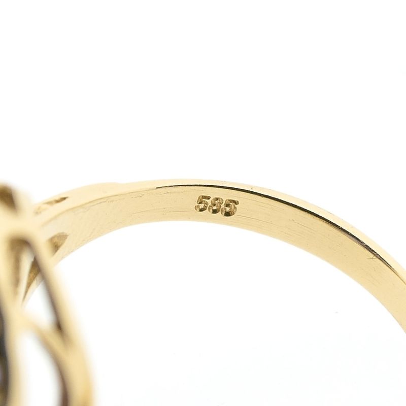 Image 8 of Gold ring with amethyst | Vintage