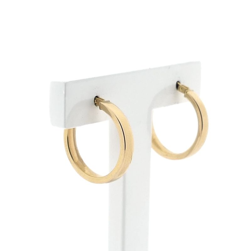 Image 1 of 9 carat earrings; Ø 18.1 mm