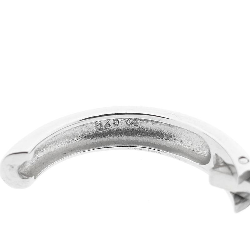 Image 6 of Silver earrings | Ø 22 mm