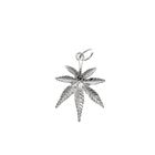 Image 4 of Silver marijuana leaf charm