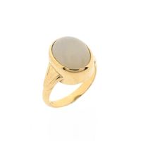 Vintage gold ring with moonstone