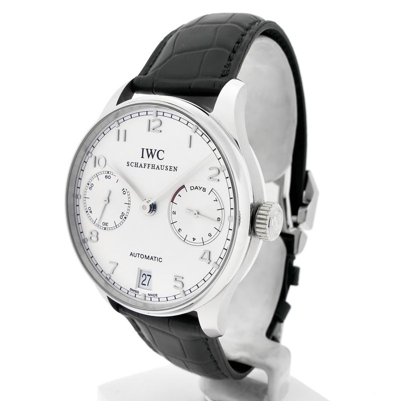 Image 2 of IWC Portuguese '7 Days' Platinum IW5001-04; Platinum men's watch (500 pieces limited edition)