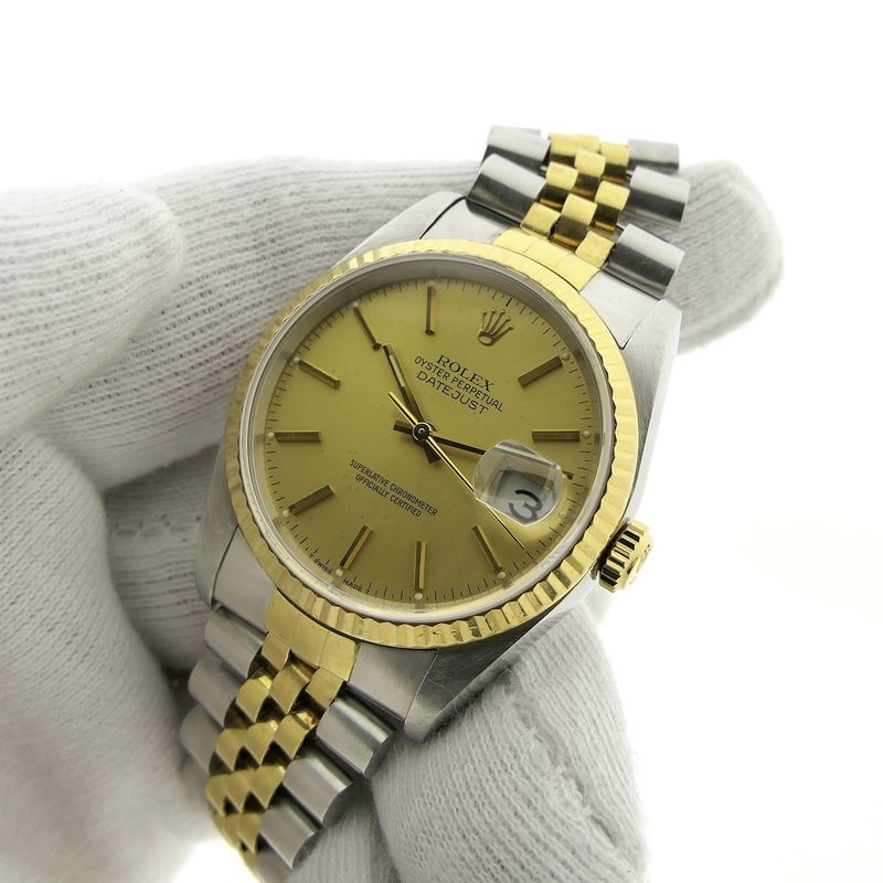 Image 14 of Rolex Datejust 36mm 16233; Automatic gold/steel watch