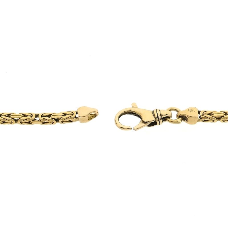 Image 6 of Two-tone gold square king chain
