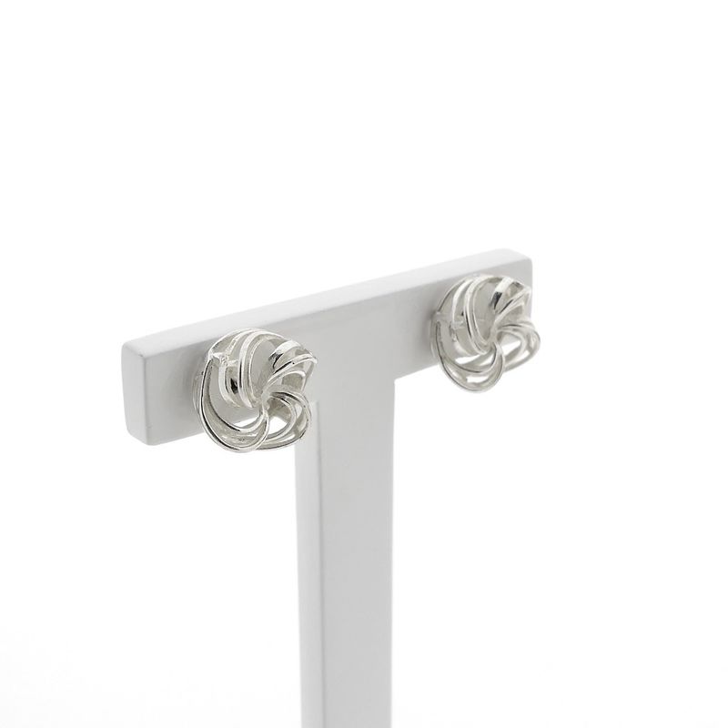 Image 3 of Silver fantasy stud earrings