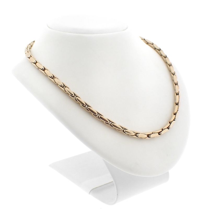 Image 4 of Gold Cardano link necklace | 46.5 cm