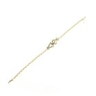 Image 7 of Gold fantasy link bracelet with diamond; 0.03 ct. | 17.5 cm