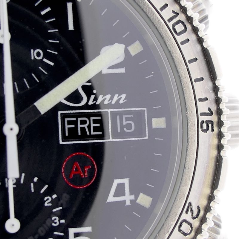 Image 13 of Sinn 203 Ti Ar; Titanium heren chronograaf horloge