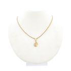 Image 7 of Gold abstract pendant with zirconia