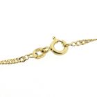 Image 3 of Gold twisted gourmet link necklace | 40 cm