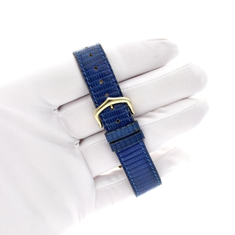 Image 7 of Cartier Tank Vermeil 'Trinity' Large 6129; Vintage mechanical watch