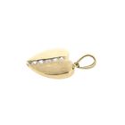 Image 9 of Gold Heart Pendant with Zirconia; 9 Karat