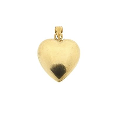 Image 1 of Gold pendant of a heart